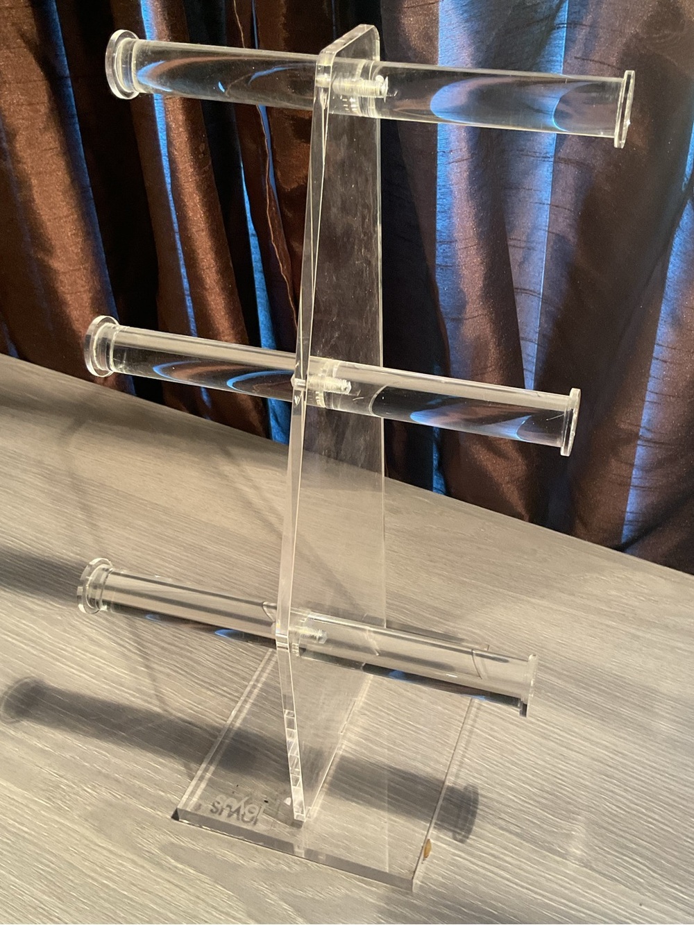 Clear Acrylic Bracelet Display Stand - Transparent Jewelry Organizer